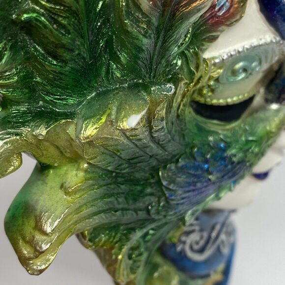 Design Toscano Wall Mask of Venice Peacock 6.5" x 13.5" Mardi Gras - READ - Picture 11 of 14